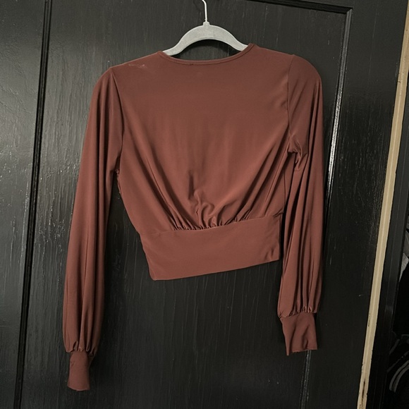 brown blouse - Picture 2 of 2